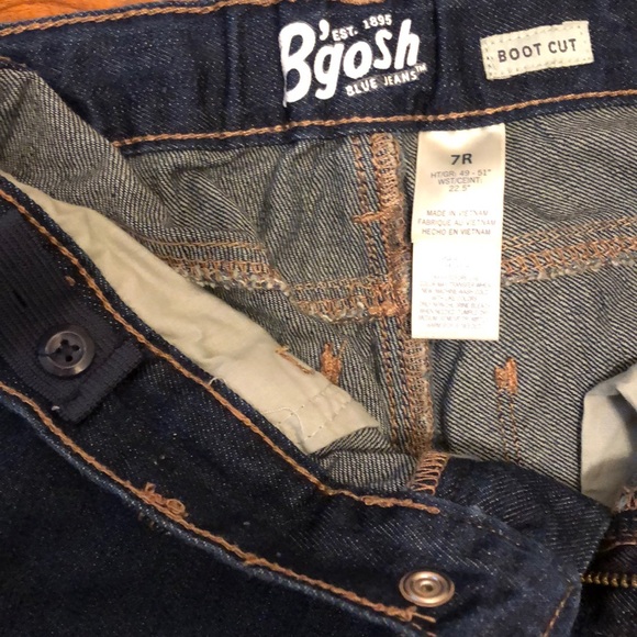 Oshkosh B’gosh Dk wash Boot cut Jeans Girls-7R - Picture 3 of 3